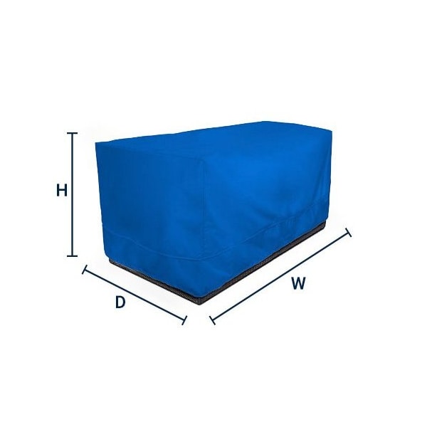 Eevelle Meridian Modular Sectional Club Chair Cover, Royal Blue, 38 in L x 84 in W x 35 in H MDSSL-RYL - main